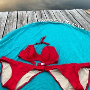 Victoria's Secret Vibrant Red Swimwear